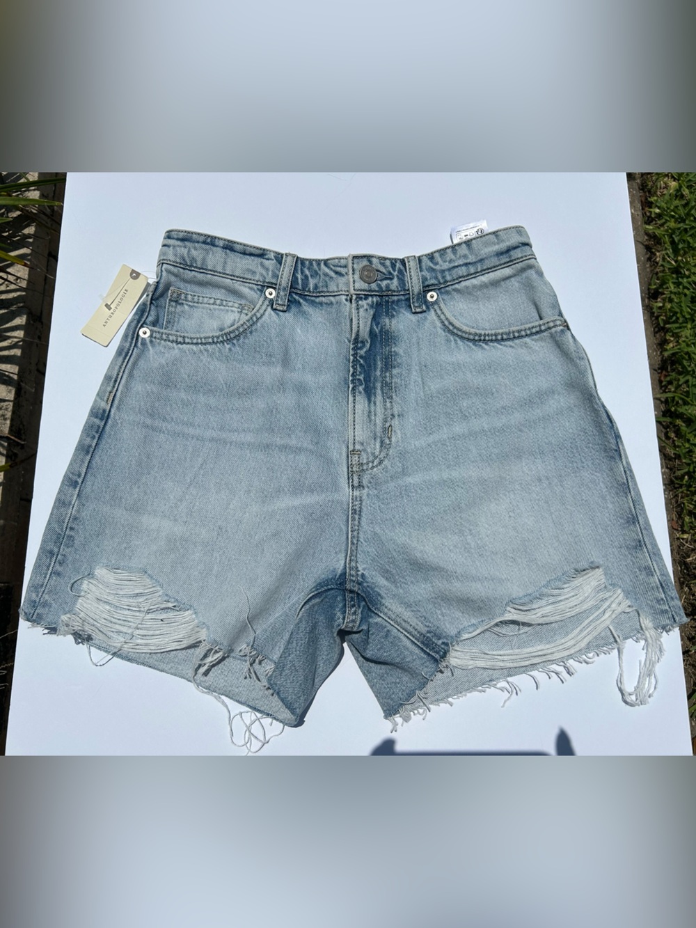 NWT🌷(27) Reformation Saige High-Rise Denim Shorts